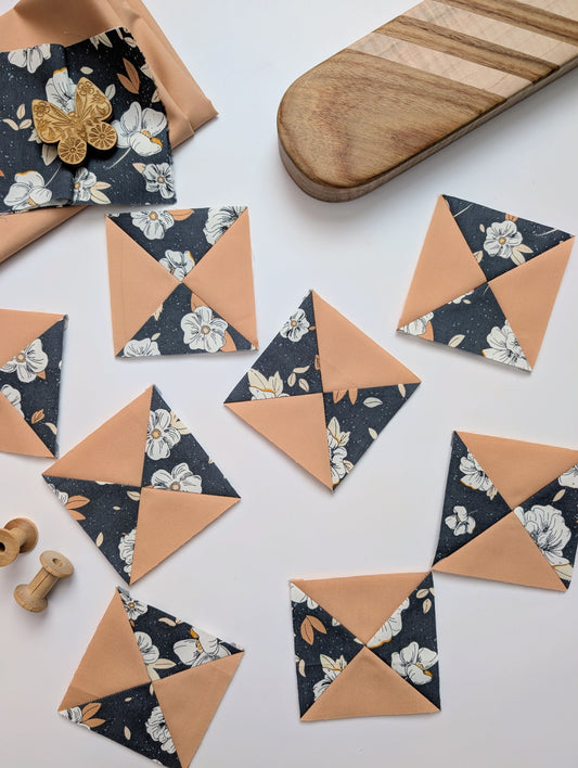 How to Make 2-at-a-Time Quarter Square Triangles