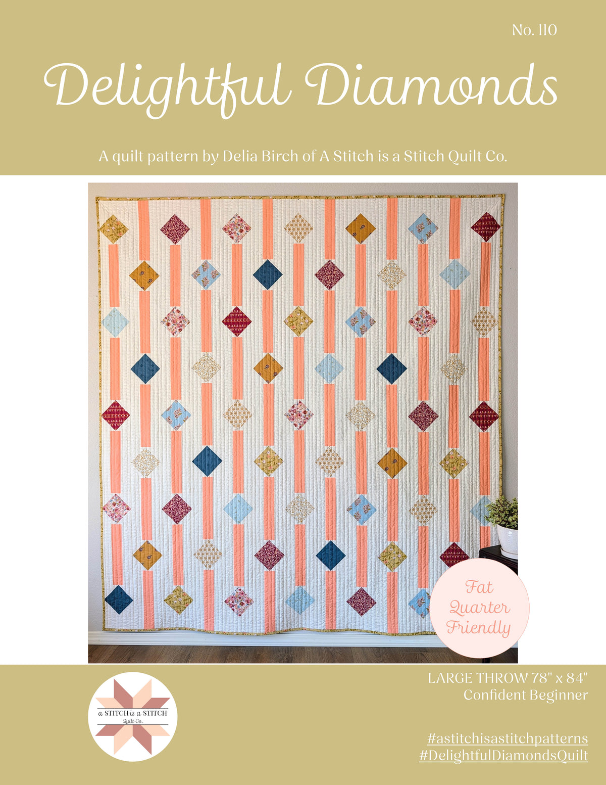 Delightful Diamonds Quilt Pattern | WHOLESALE