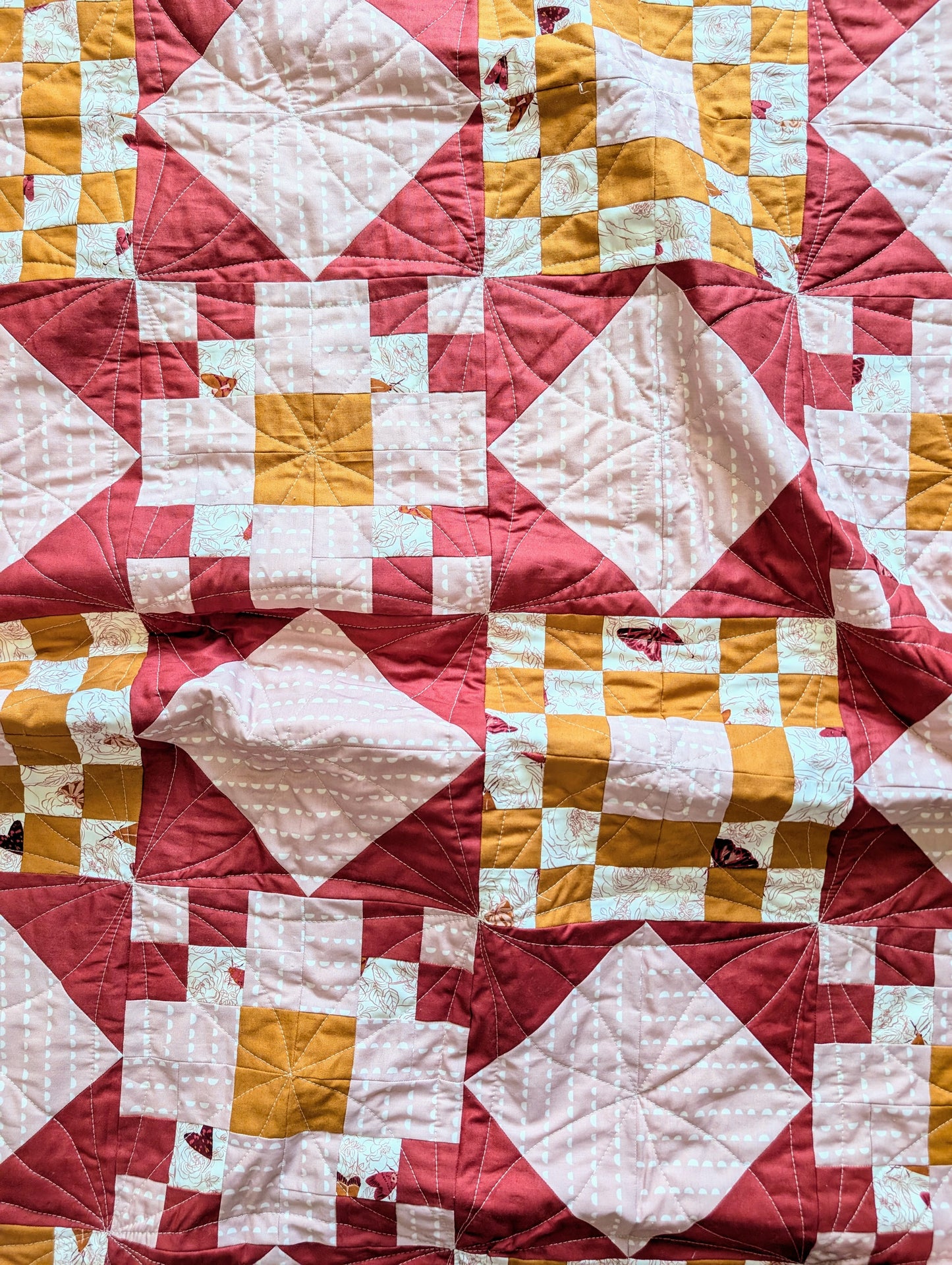 Stitched In Starlight Quilt