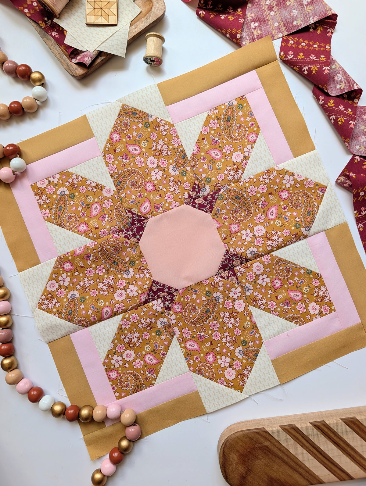 Bundle of Blooms Quilt Pattern | Printed Booklet