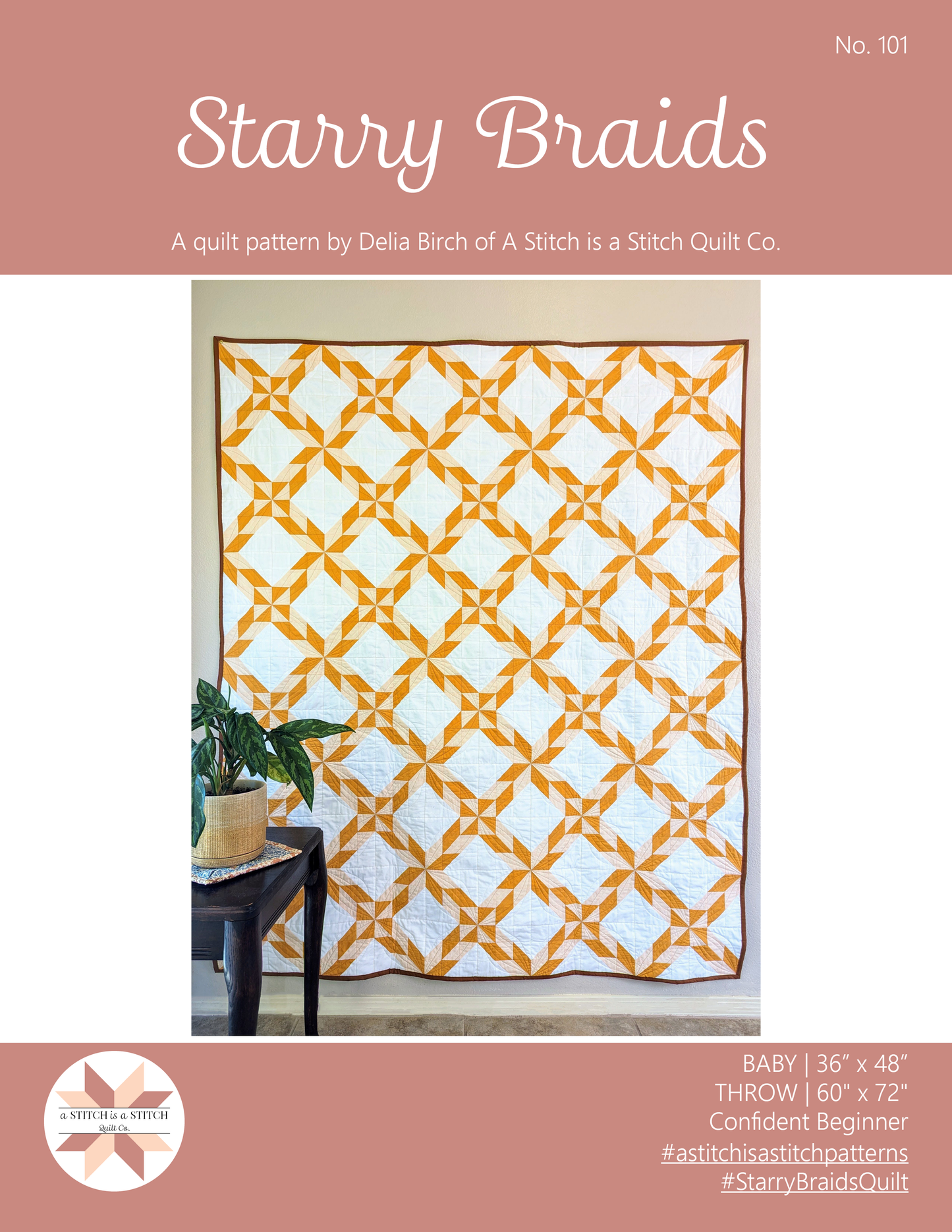 Starry Braids PDF Quilt Pattern